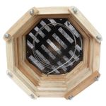 Maceta Octagonal de Madera Teca No. 12