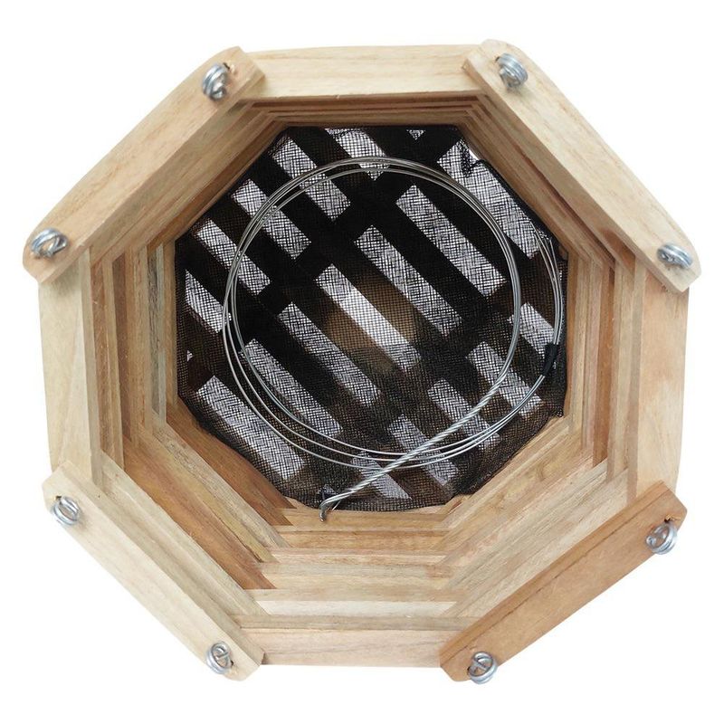 Maceta Octagonal de Madera Teca No. 12