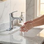 Grifo para Lavamanos Monomando Corto Cromo Aqua