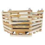 Maceta Octagonal de Madera Teca No. 14