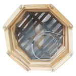 Maceta Octagonal de Madera Teca No. 14