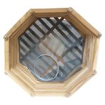 Maceta Octagonal de Madera Teca No. 16