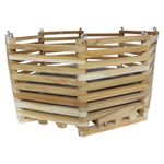 Maceta Octagonal de Madera Teca No. 16