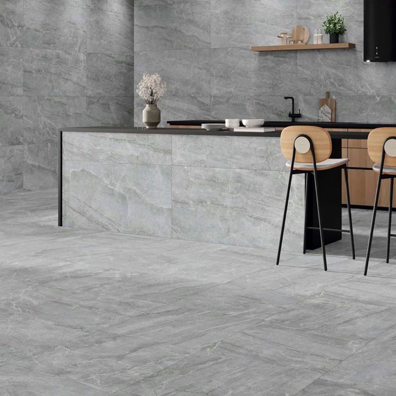 Piso Porcelánico Sublime Pulido Rectificado de 60 x 60 cm Color Gris