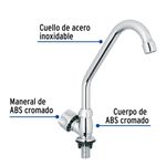 Grifo Individual para Lavaplatos Foset Basic Cuello Corto Cromado