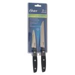 Set de 2 Cuchillos Oster de 8.9 cm y 12.7 cm de Acero Inoxidable