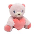 Peluche Oso Rosa con Corazón para San Valentín