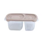 Contenedor Dúo de 4 Tz 945 ml con Tapa Color Capuccino