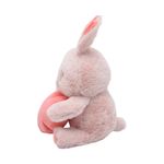 Peluche Conejo Rosa con Corazón para San Valentín