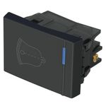 Interruptor Dado Timbre Negro - Volteck