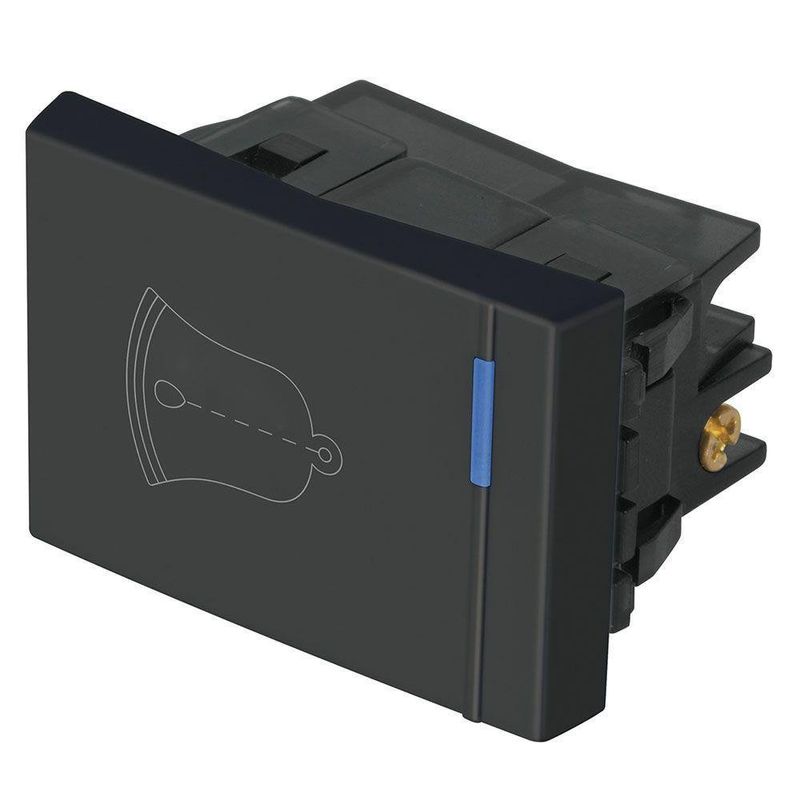 Interruptor Dado Timbre Negro - Volteck