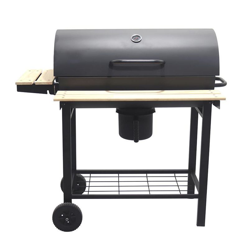 Churrasquera a Carbón con Mesa Frontal y Lateral de 103 x 62.5 x 99 cm