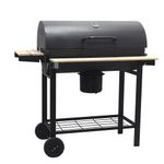 Churrasquera a Carbón con Mesa Frontal y Lateral de 103 x 62.5 x 99 cm