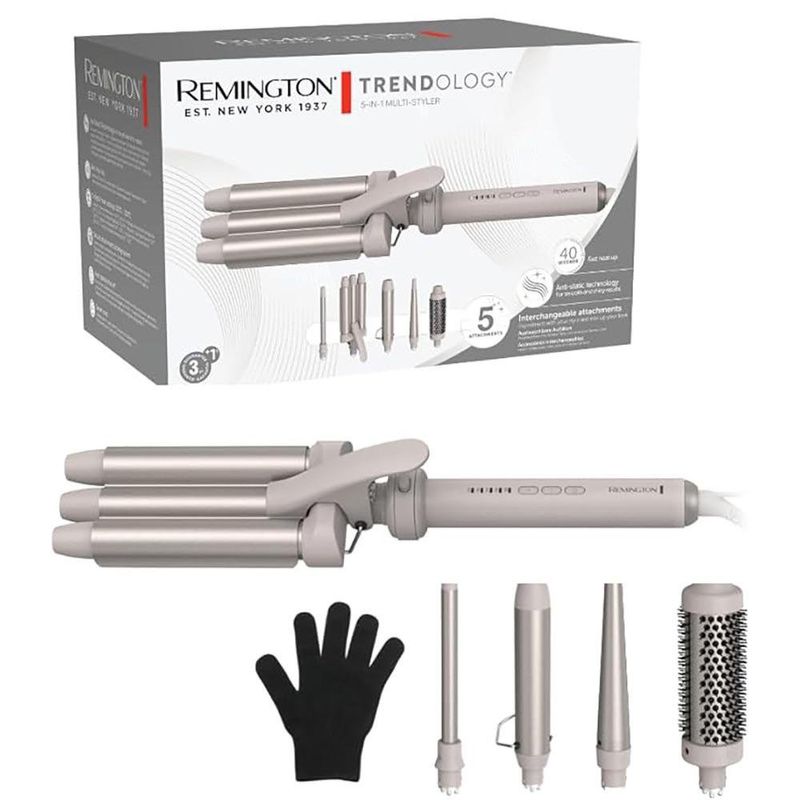 Multistyler Remington Trendology 5 en 1 con Accesorios Intercambiables