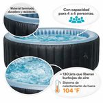 Jacuzzi Inflable Redondo con Capacidad de 1000 L
