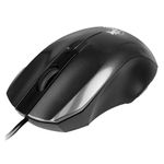 Mouse Óptico Alámbrico Negro