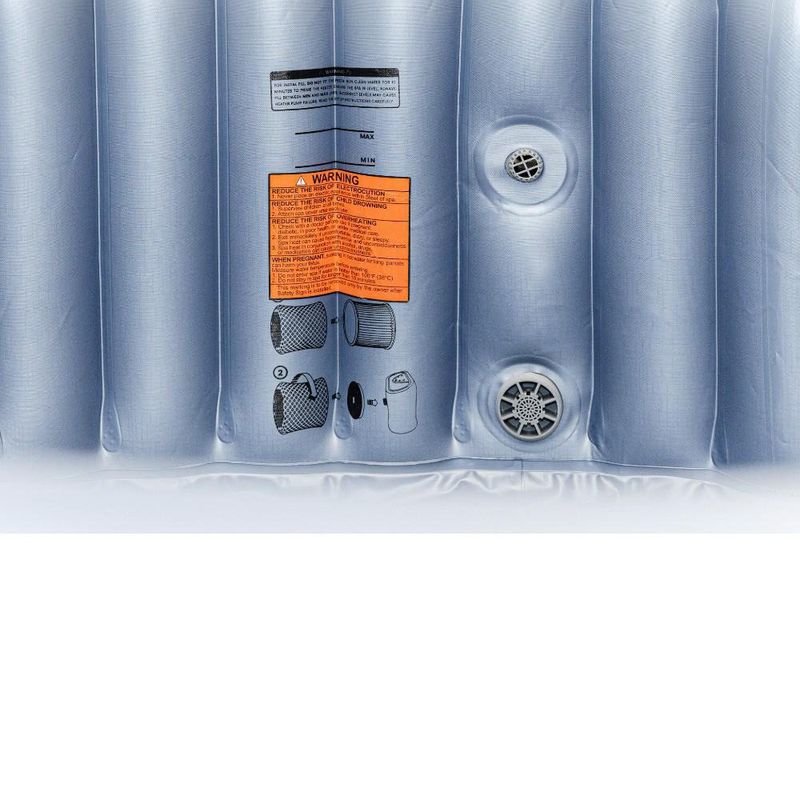 Jacuzzi Inflable Cuadrado Capacidad de 800 L