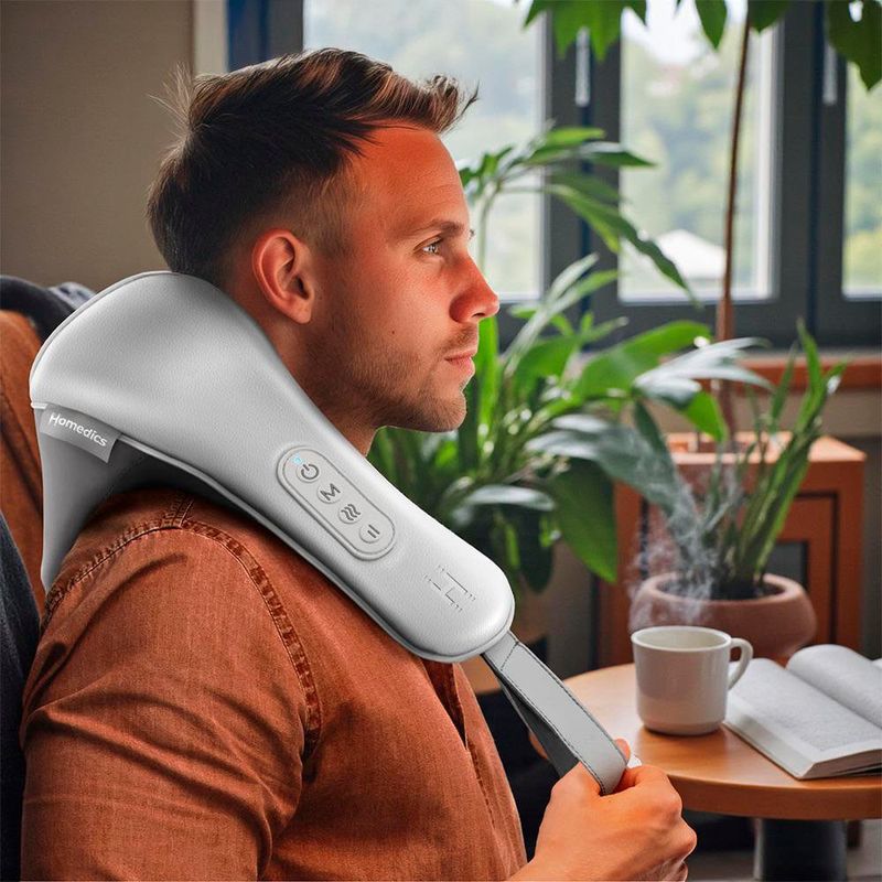 Masajeador HoMedics Recargable de Cuello y Hombros con Calor