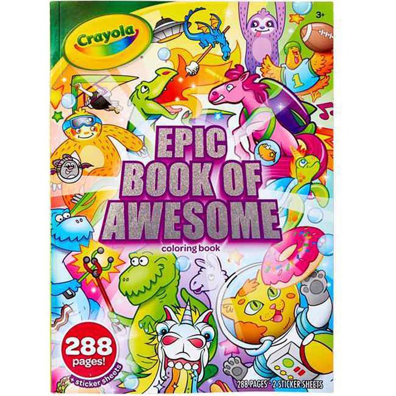 Libro para Colorear con Stickers 288 Páginas