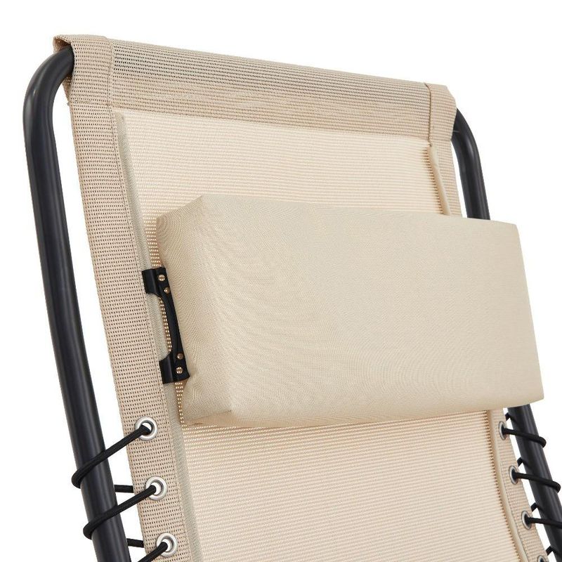 Silla de Jardín Gravedad Cero II Beige