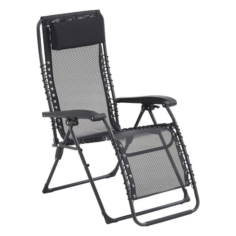 Silla de Jardín Gravedad Cero II Gris