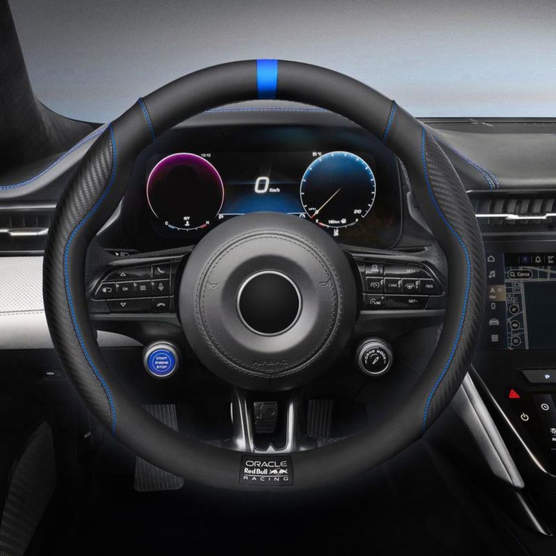 Cubrevolante Red Bull Racing Color Negro con Azul