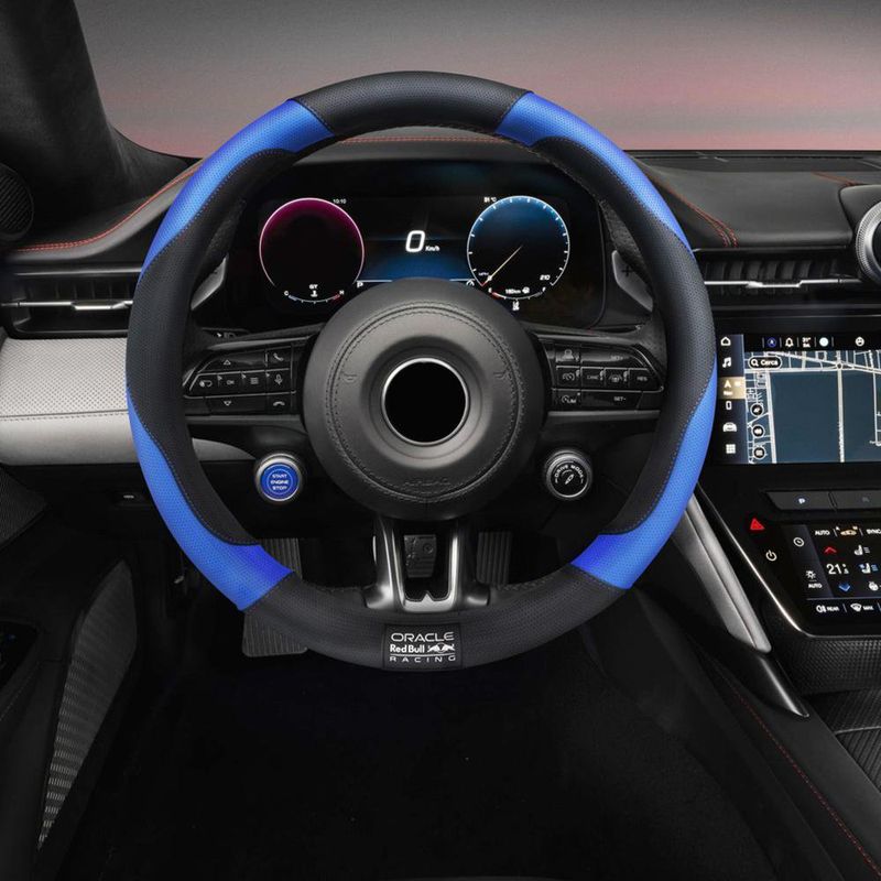 Cubrevolante Red Bull Racing Color Negro con Azul