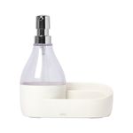 Dispensador de Jabón para Lavatrastos con Base Blanco