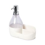 Dispensador de Jabón para Lavatrastos con Base Blanco