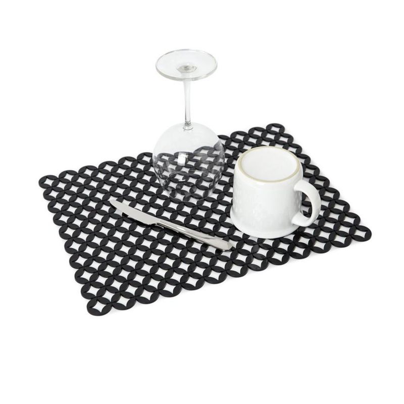 Alfombra para Lavatrastos Antideslizante Color Negro