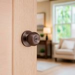 Chapa Tipo Pomo Bala Latón Antiguo para Baño