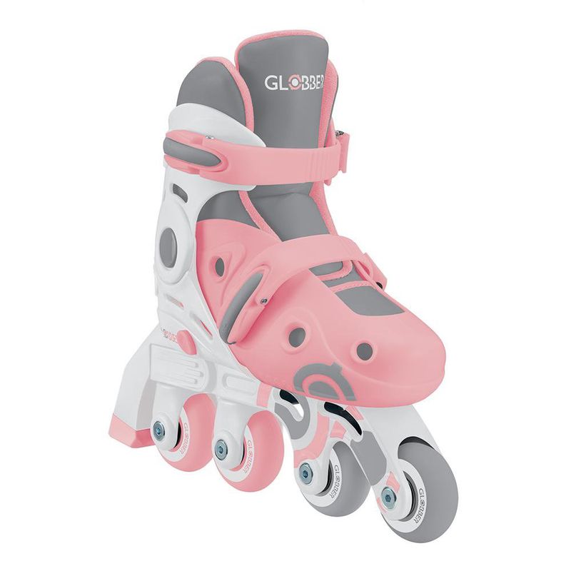 Patines Evolutivos 2 en 1 Talla Ajustable 30-33 Rosa Pastel