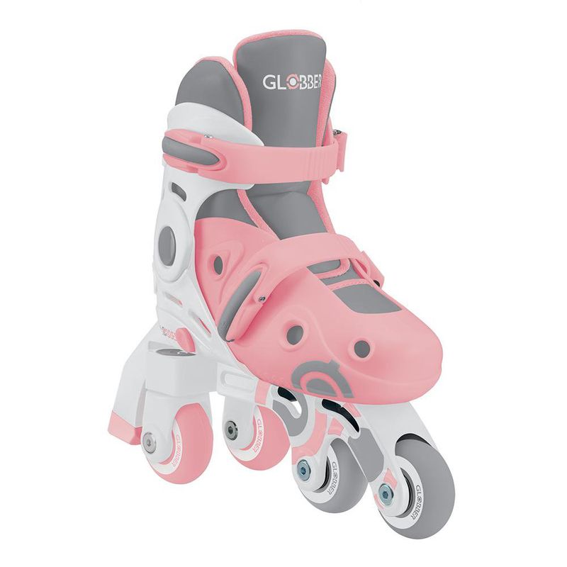 Patines Evolutivos 2 en 1 Talla Ajustable 30-33 Rosa Pastel