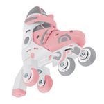 Patines Evolutivos 2 en 1 Talla Ajustable 30-33 Rosa Pastel