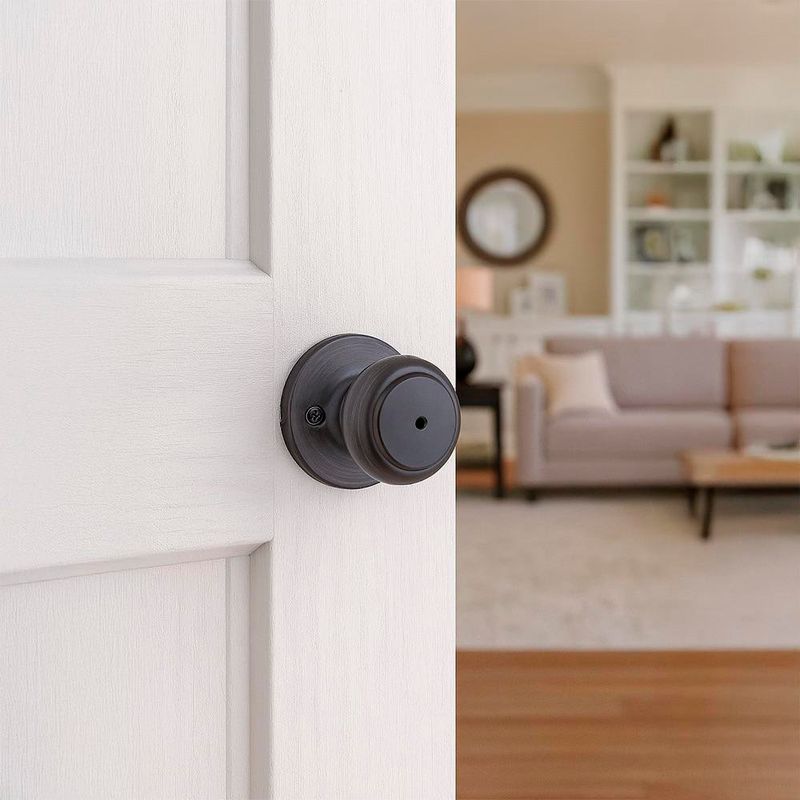 Chapa Tipo Pomo Cove Bronce Mate para Baño