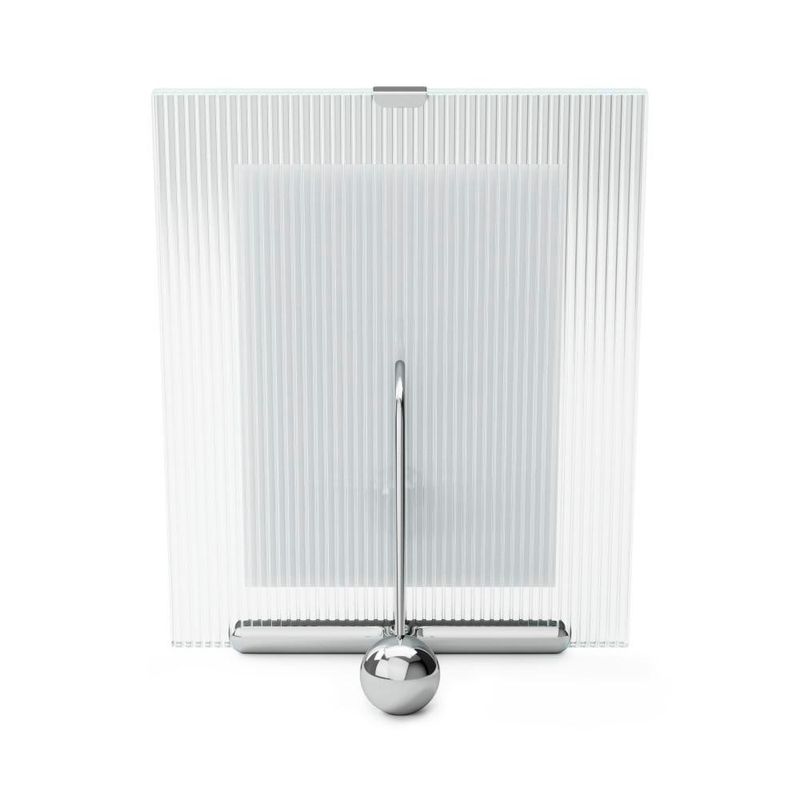 Marco para Fotos Flauta Cromado 5 x 7 Plg