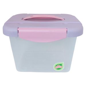 Caja Click 4 L Lila-Rosa con Asa