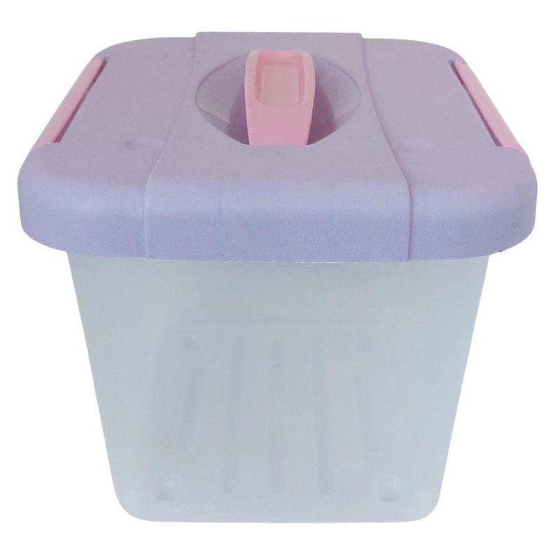 Caja Click 4 L Lila-Rosa con Asa