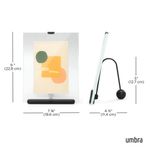 Marco para Fotos Flauta Negro 5 x 7 Plg