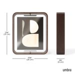 Marco para Fotos 360° Nuez 8 x 10 Plg