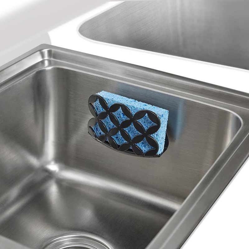 Porta Esponja para Lavatrastos Negro