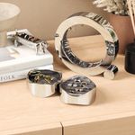 Joyero Cubo Cromado Organizador de Joyería