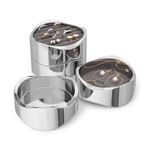 Joyero Cubo Cromado Organizador de Joyería