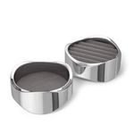 Joyero Cubo Cromado Organizador de Joyería