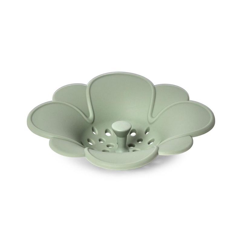 Colador para Lavatrastos Flexible Color Verde