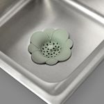 Colador para Lavatrastos Flexible Color Verde