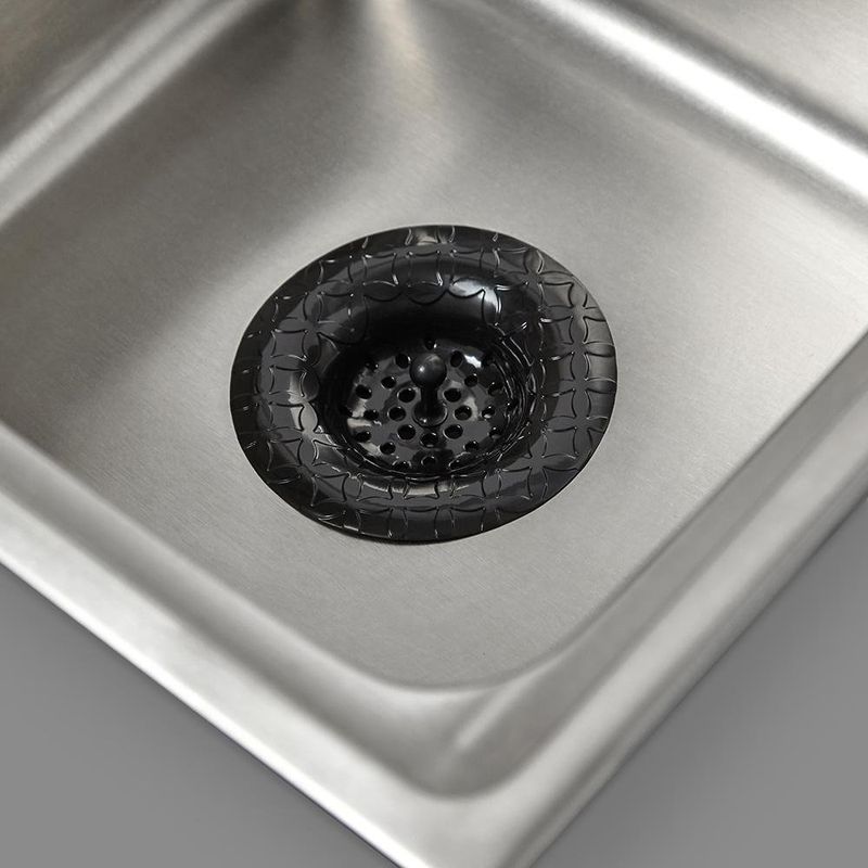 Colador para Lavatrastos Flexible Color Negro