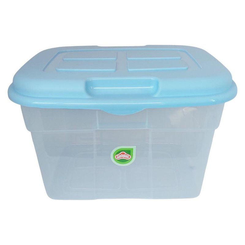 Caja Jumbito 32 L Celeste-Verde