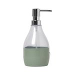 Dispensador de Jabón para Lavatrastos con Base Verde