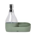 Dispensador de Jabón para Lavatrastos con Base Verde